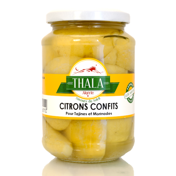 Citrons Confits naturel et artisanal 350 g Thala