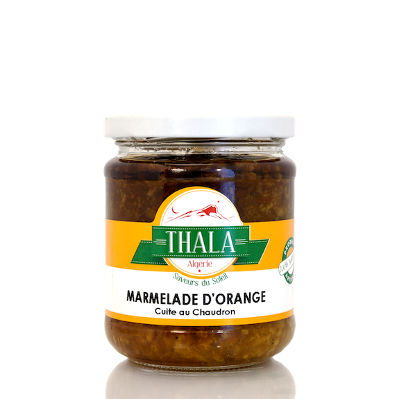 Marmelade d'Orange cuite au chaudron 180g Thala®